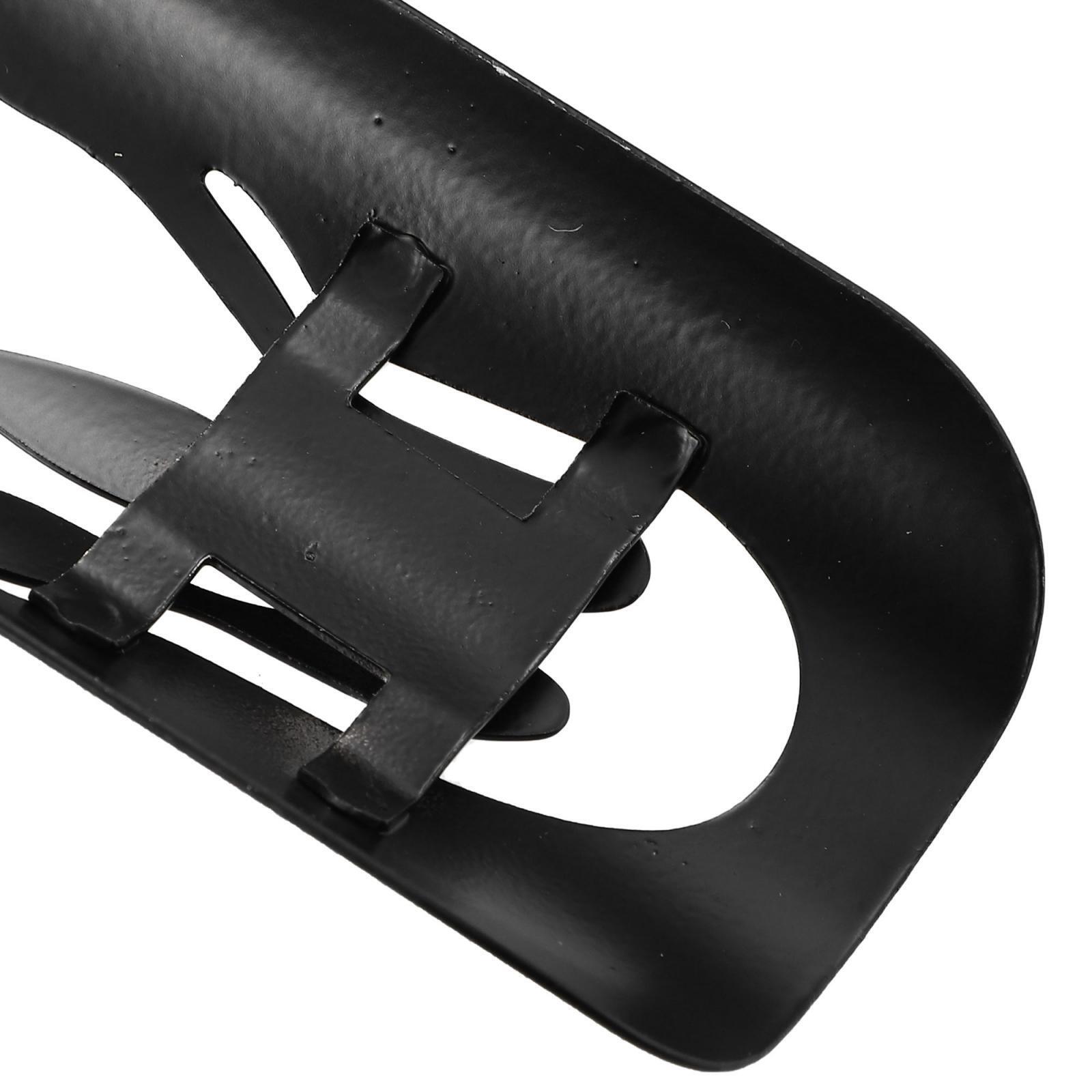 Motorcycle Exhaust Pipe Heat Shield for Harley with 90mm-110mm Clamps Black - Fresh Stock Dated February 2026