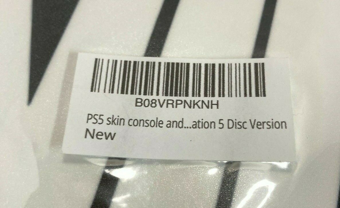 Vinyl Nike Design Skin Decal Sticker for PS5 Console Controllers - Disk Version - Fresh Stock Dated December 2025