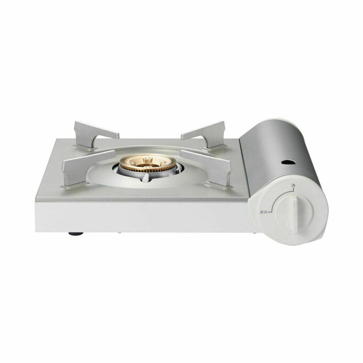MUJI Portable cooking gas stove Aluminum die-cast RK-2 White MoMA from JAPAN - Fresh Stock Dated February 2026