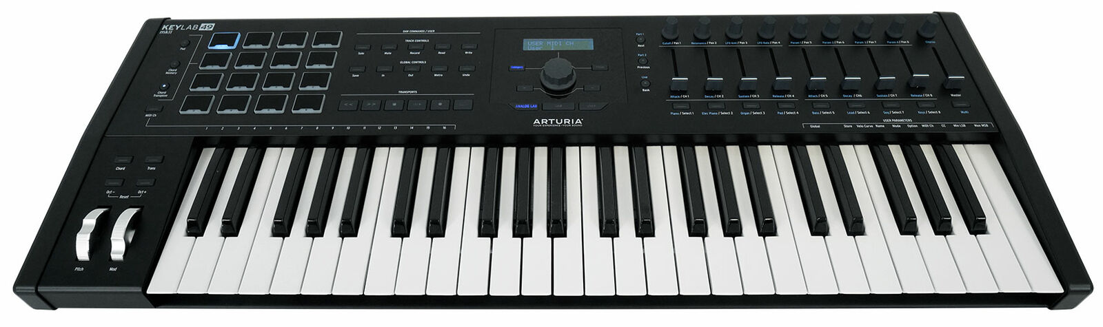 Arturia KeyLab 49 MkII 49-Key Studio Recording Keyboard Controller in Black - Fresh Stock Dated February 2026