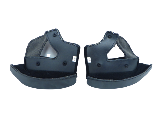 ZOX Helmets Black Cheek Pads Motorcycle Helmet Primo Kanaga Thunder XXS - Fresh Stock Dated February 2026