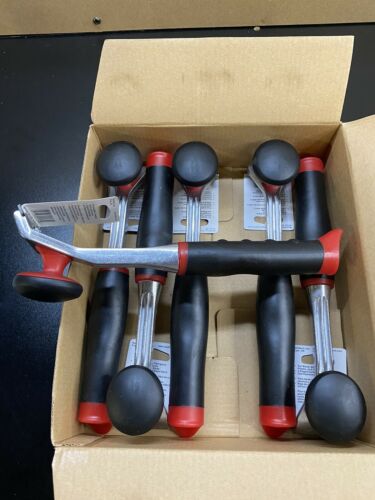 Lot Of 6 New Carbide Blade Paint Scraper 3002 Metal Handle Screw Hole Pole Case - Fresh Stock Dated February 2026