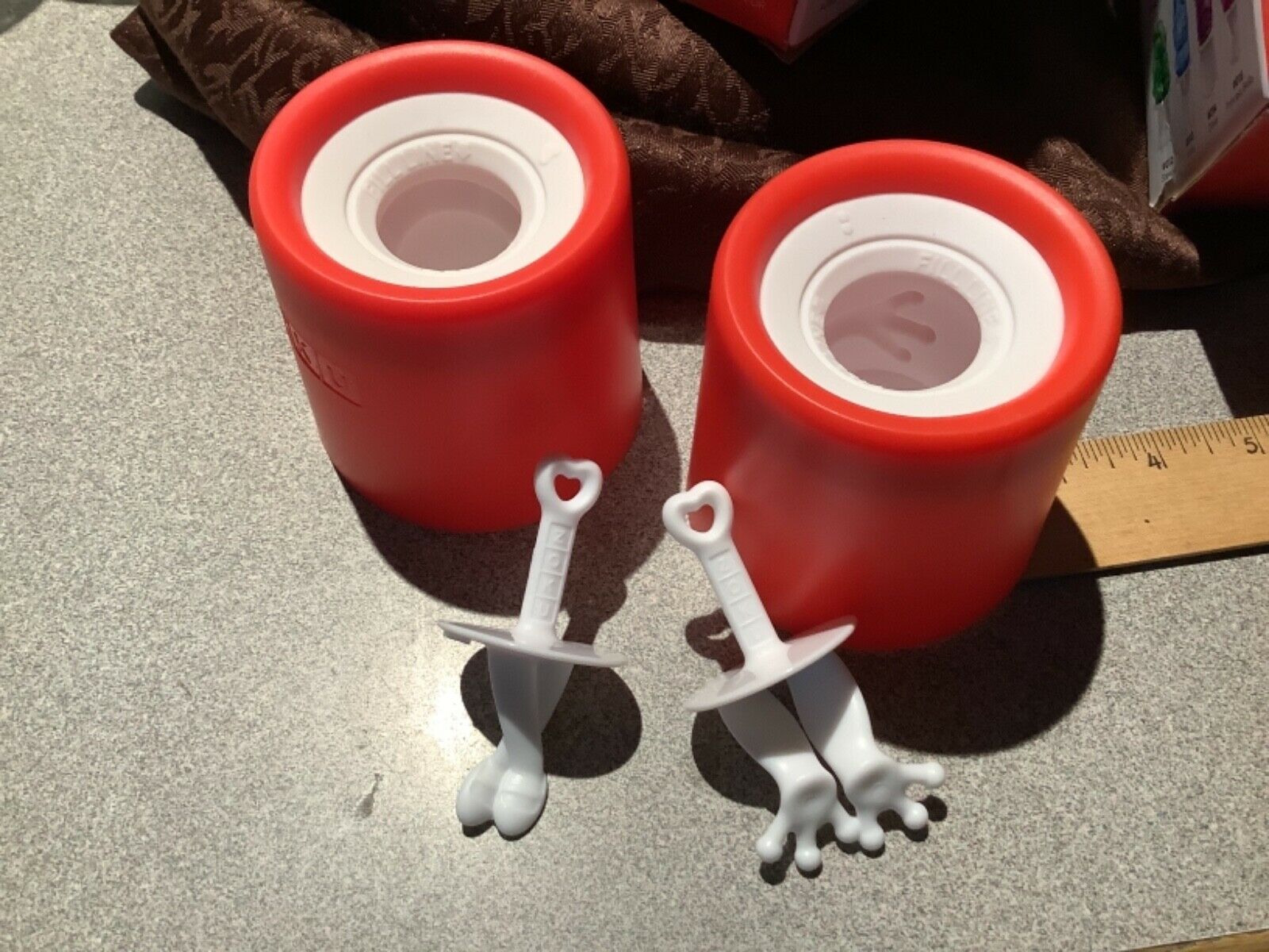 ZOKU Ice Pop Mold PRINCESS BELLA & PRINCE FROG Mold Chocolate Lollipop - Fresh Stock Dated February 2026