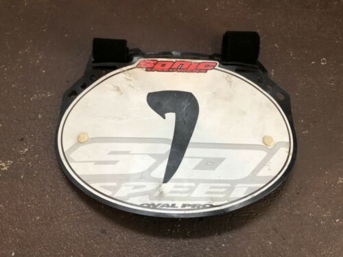vintage sonic oval pro number plate bmx bike - Fresh Stock Dated December 2025