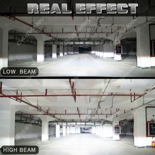 For Suzuki GSXR1000 2007-2008 H7 H9 LED Headlight 6000K WHITE Bulbs Kit Bright - Fresh Stock Dated February 2026