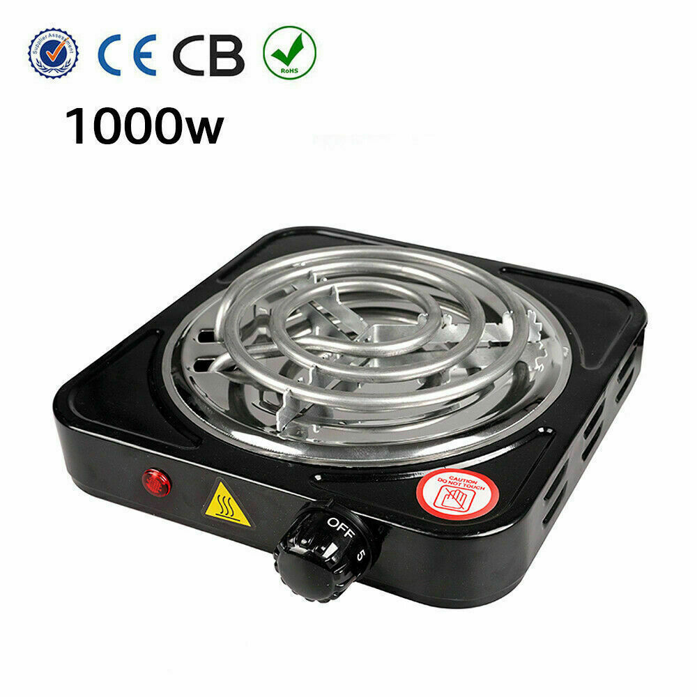 Portable Electric Burner Single/Dual Stove Hot Plate Heating Cooktop Camping - Fresh Stock Dated February 2026