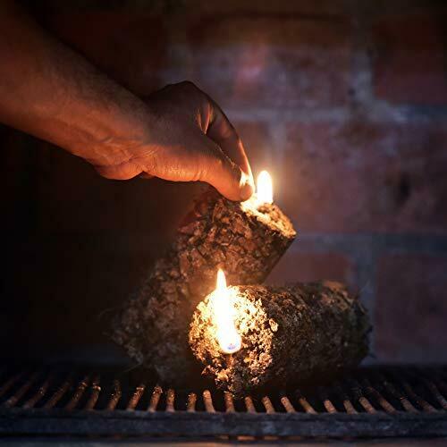 ECO Coconut Natural Fire Log, 1 Hour Burn time, Extra Long Duration, 6-logs - Fresh Stock Dated December 2025