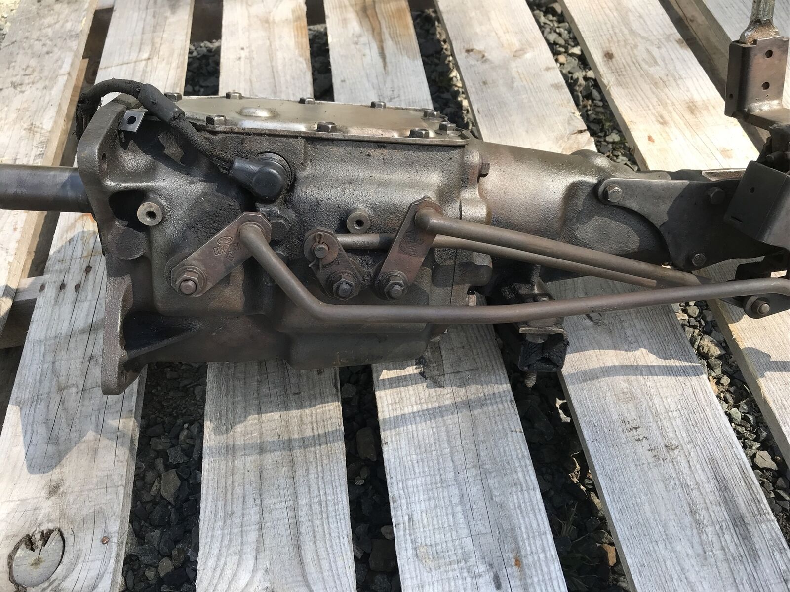 Ford 4 Speed Toploader Transmission RUG BF1 351 Wide Ratio Hurst Shifter - Fresh Stock Dated February 2026