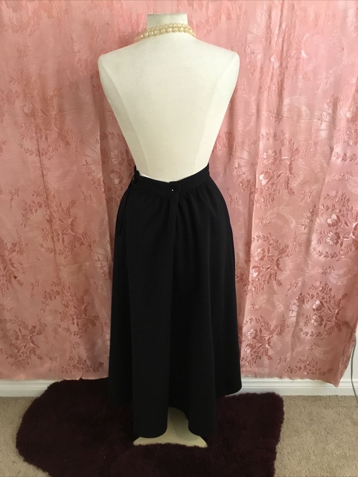 Vintage 1970’s Saks Fifth Avenue Wool Maxi Peasant Skirt Full USA Sz. S/M - Fresh Stock Dated March 2026
