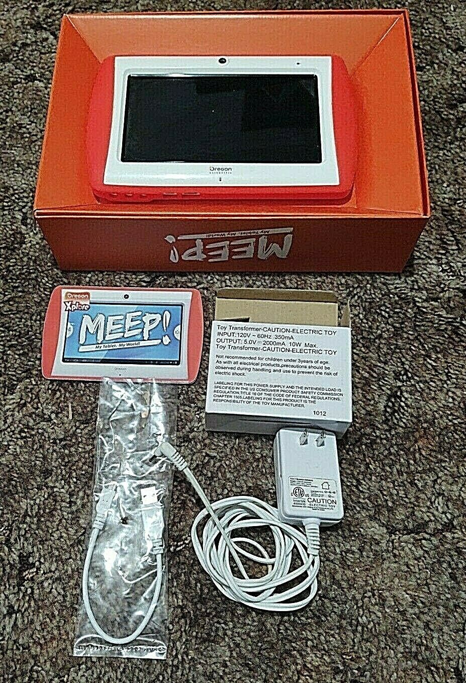 Oregon Scientific Xplore MEEP! Tablet Wi-Fi Enabled W/ 4GB Micro SD Pre-owned - Fresh Stock Dated February 2026