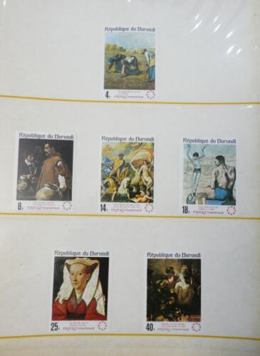 EDW1949SELL : BURUNDI Also Rwanda. Collection of ALL DIFF. VF MNH Scott Cat 9 - Fresh Stock Dated December 2025