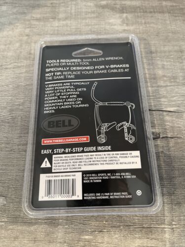 Bell Sports Binder 450 Replacement V-Brake Pads, Black BRAND NEW FACTORY SEALED - Fresh Stock Dated February 2026