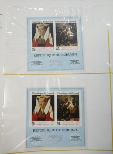 EDW1949SELL : BURUNDI Also Rwanda. Collection of ALL DIFF. VF MNH Scott Cat 9 - Fresh Stock Dated December 2025