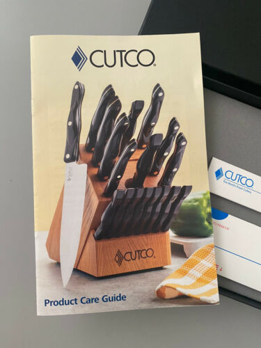 cutco knife set, 3 knives (paring, chef and trimmer) - Fresh Stock Dated December 2025