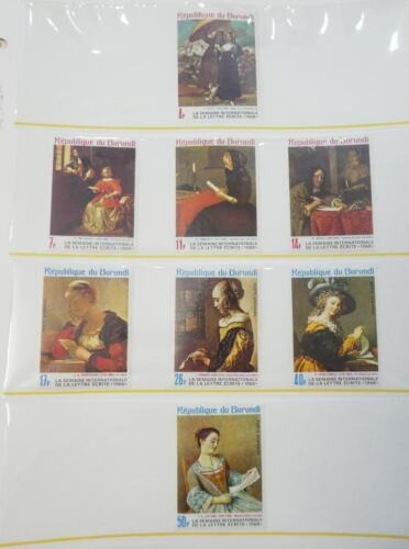 EDW1949SELL : BURUNDI Also Rwanda. Collection of ALL DIFF. VF MNH Scott Cat 9 - Fresh Stock Dated December 2025