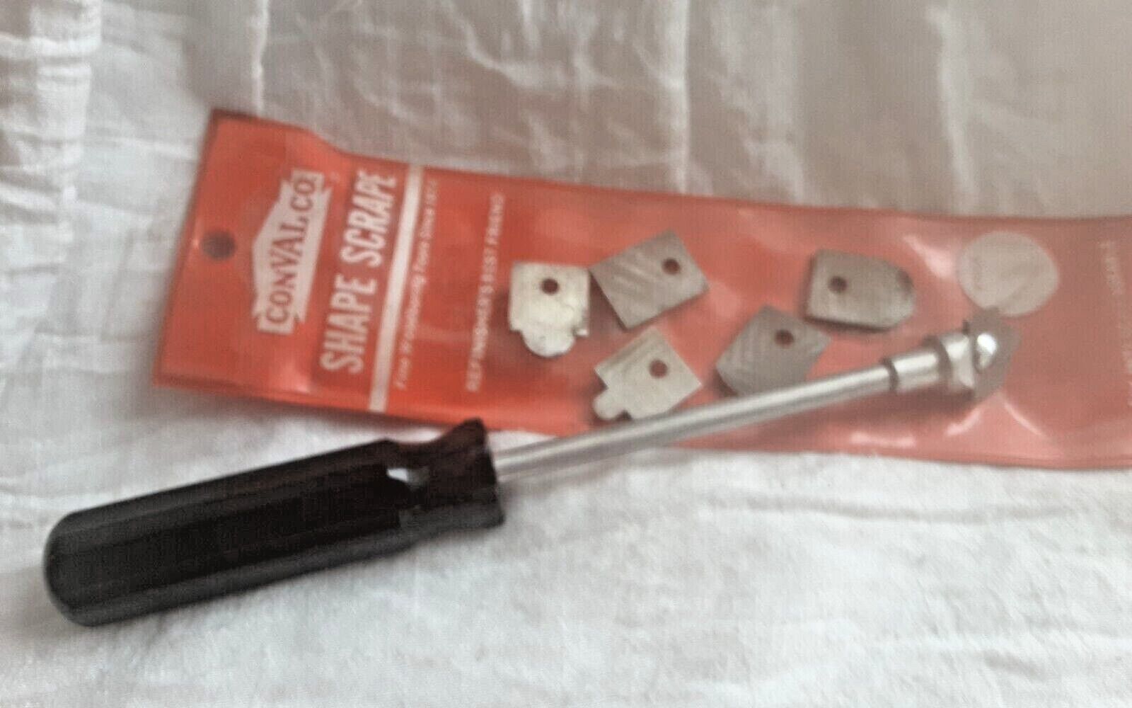 CONVAL VINTAGE PAINT SCRAPER TOOL 6 INTERCHANGEABLE BLADES IN ORIGINAL PACKAGE - Fresh Stock Dated February 2026