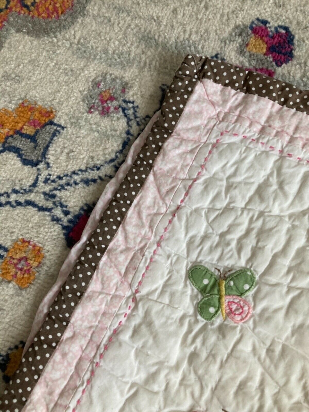 Pottery Barn Kids HAYLEY Owl Bird Standard Quilted Pillow Sham - Fresh Stock Dated December 2025