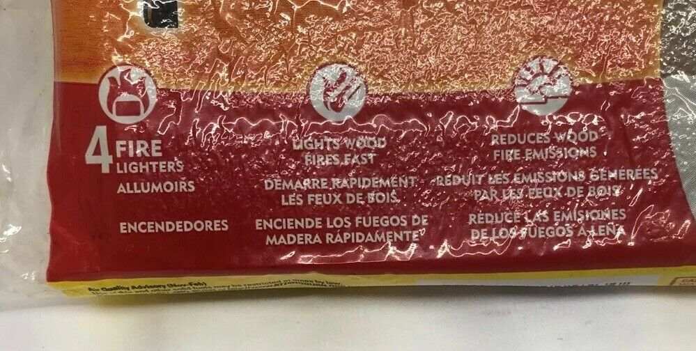 2 Duraflame Quick Start 4 Pack Fast Firelighter Fireplace Pit Wood Light Starter - Fresh Stock Dated December 2025