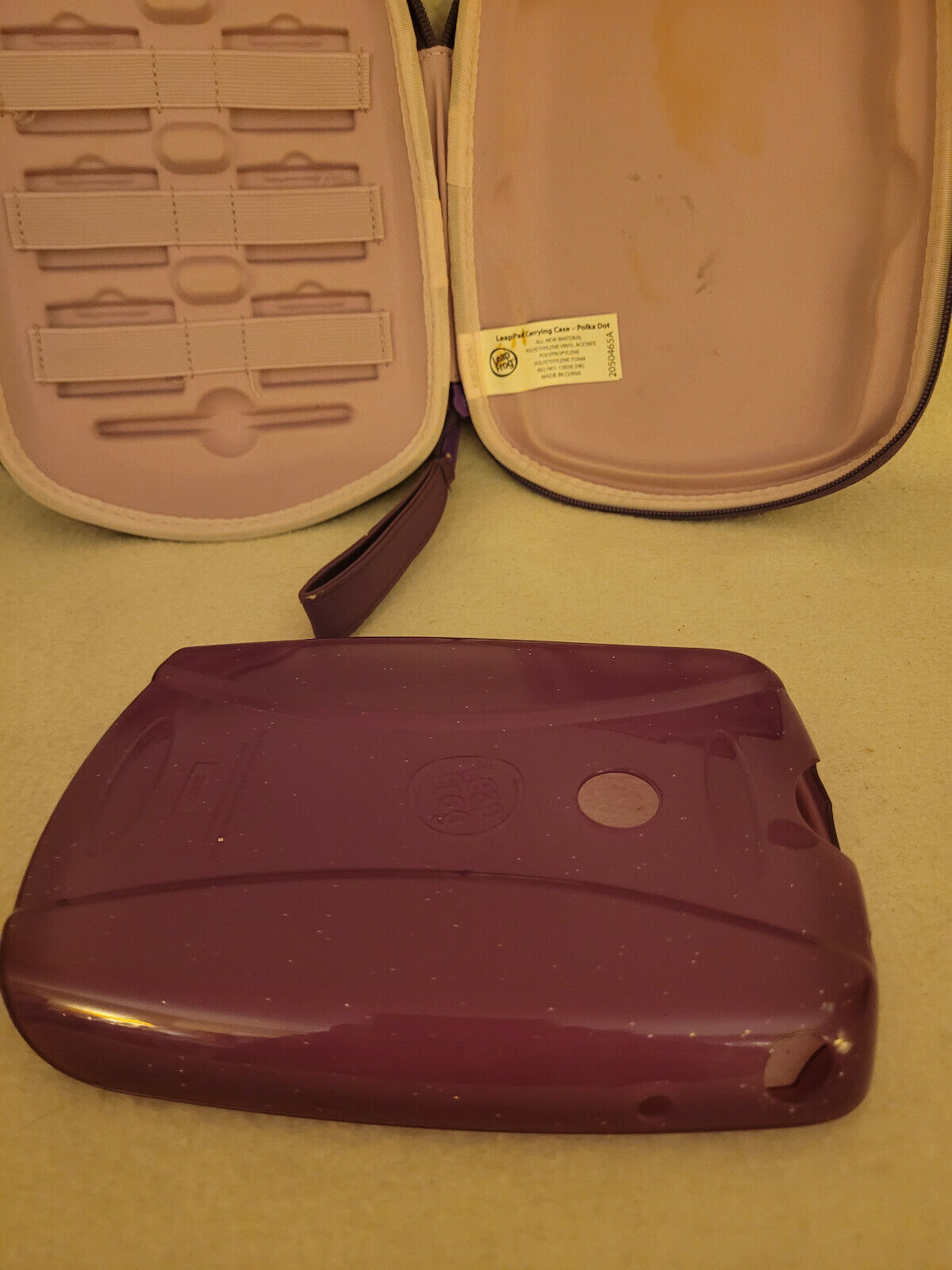 LeapFrog LeapPad 2 Explorer Purple Skin and Polka Dot Case USED - Fresh Stock Dated February 2026