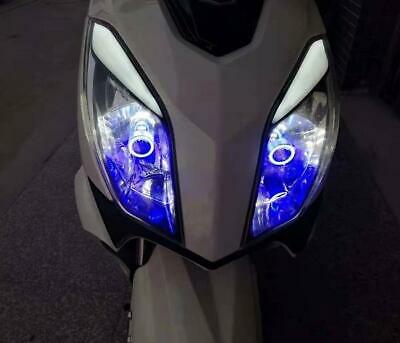 Suzuki GSXS 750 LED Bulb 2015-2021 Blue Angel Eyes Halo High-Low White 5000LM - Fresh Stock Dated February 2026
