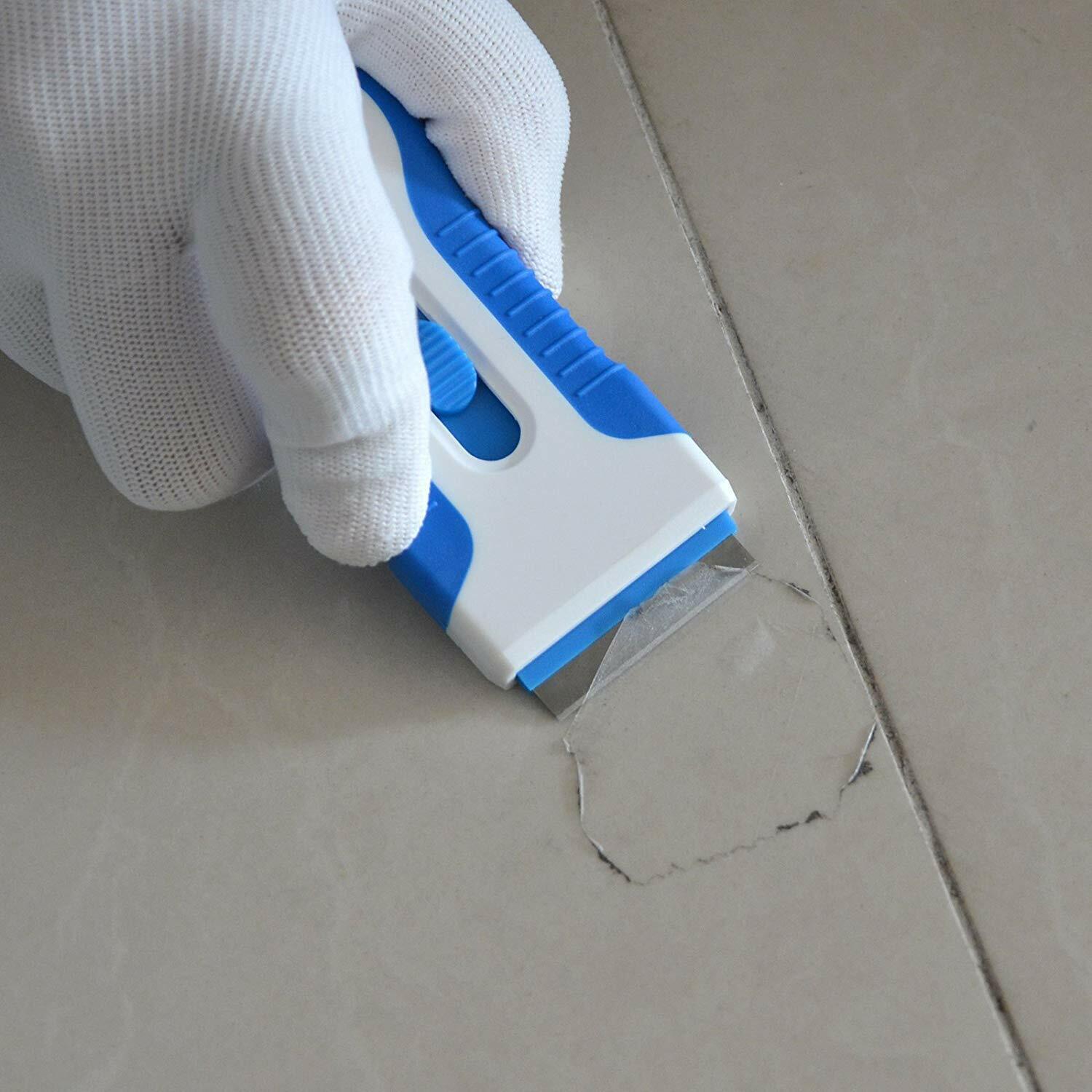 3 Pcs Safety Retractable Razor Scraper Single Edge 1.5