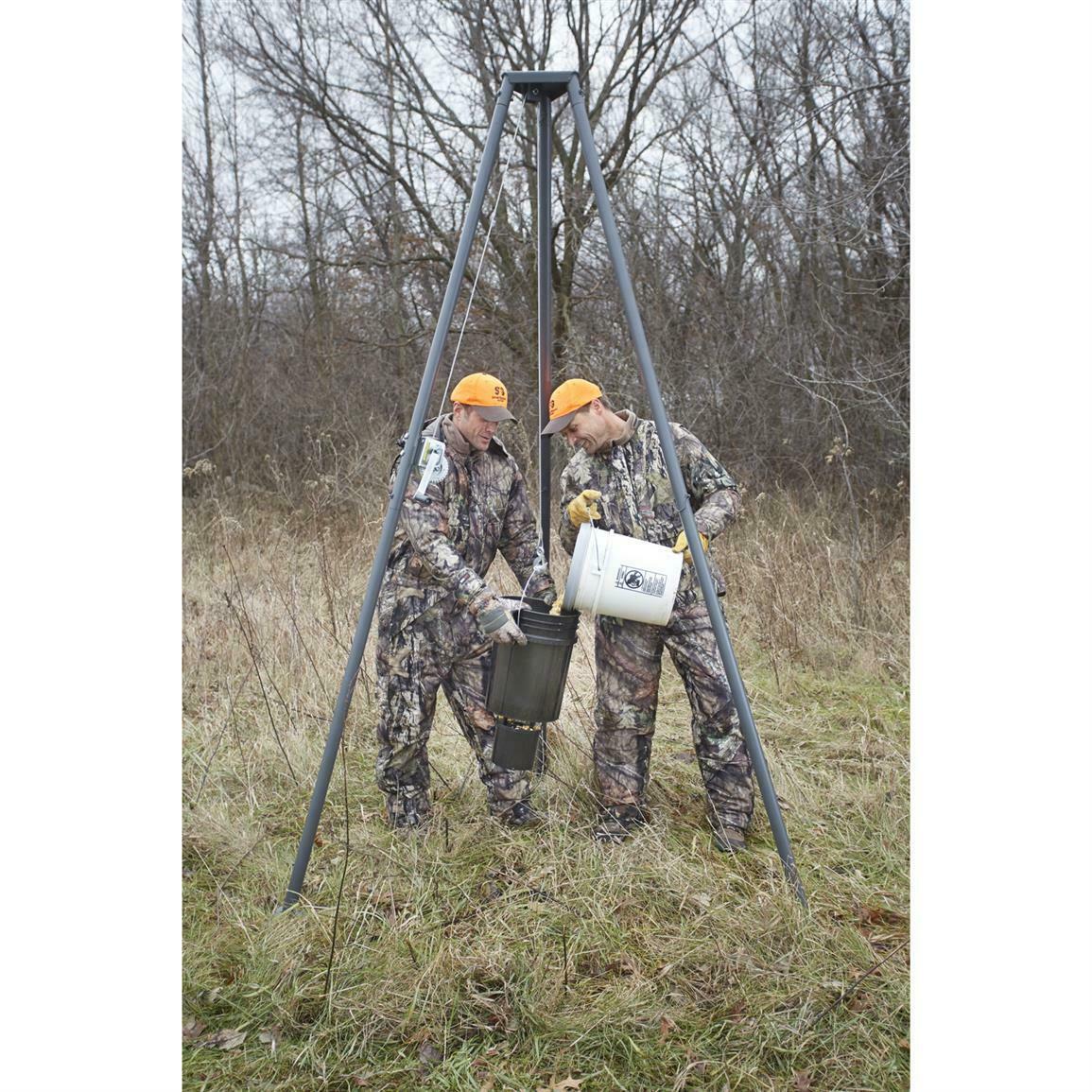 Guide Gear Portable Game Hanger Hoist Tripod 500 lb. Lift System Deer Hog New - Fresh Stock Dated December 2025