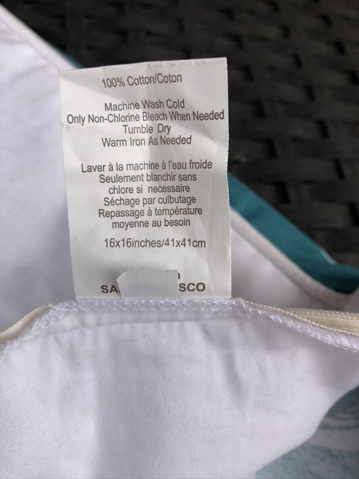 Pottery Barn Teen EUC Dorm Sweet Dorm Pillow Cover - Fresh Stock Dated February 2026