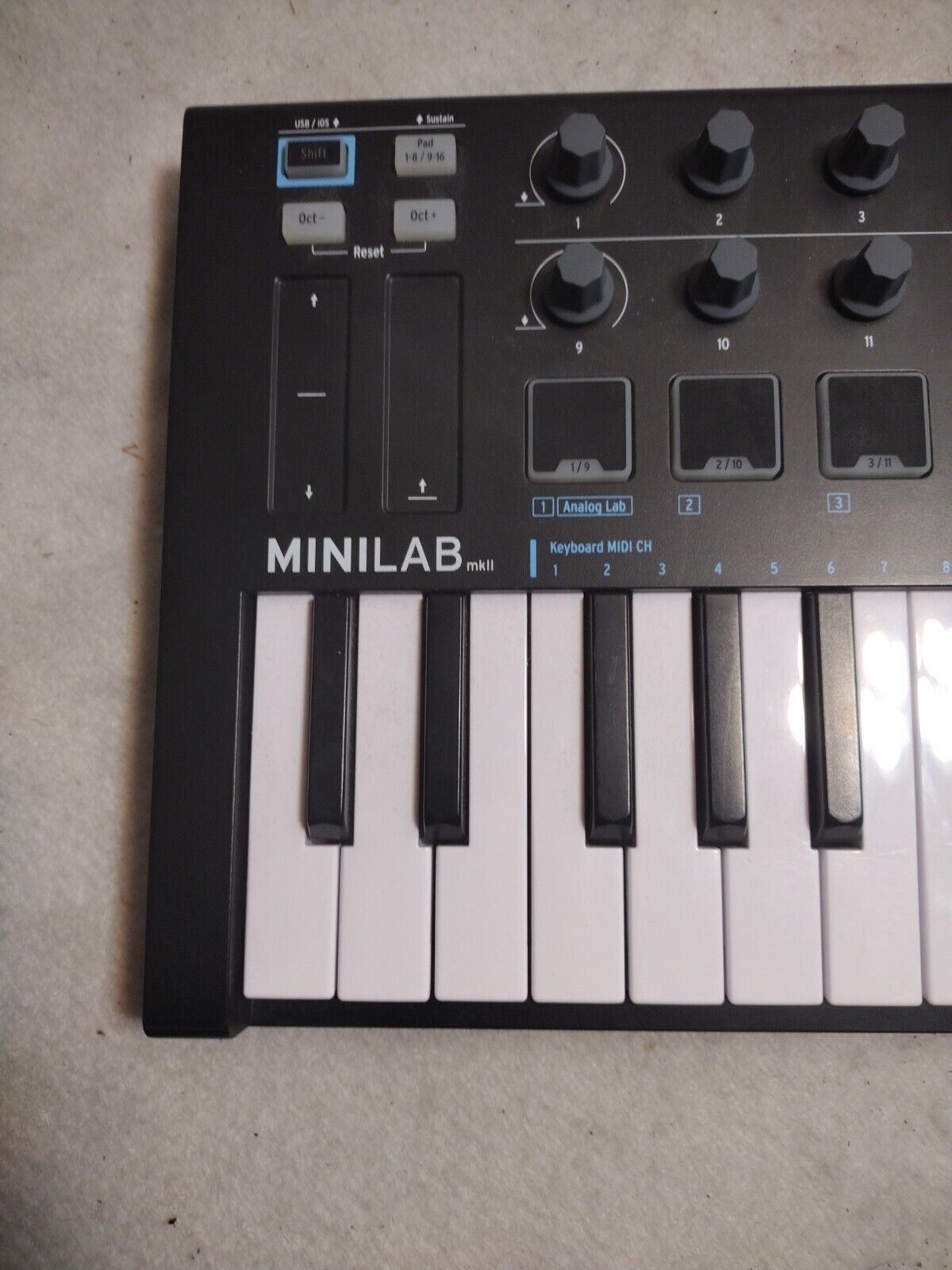 Arturia MiniLab MKII USB MIDI Bus Powered 25-key Keyboard Controller - Fresh Stock Dated February 2026