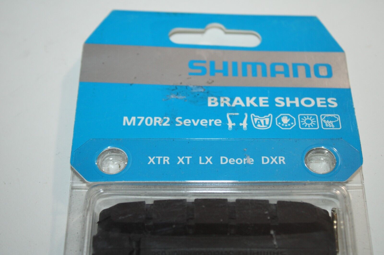Shimano M70R2 Severe Brake Shoes V-Brakes XTR XT LX Deore BR-M970 Free Shipping! - Fresh Stock Dated February 2026