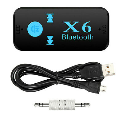 Car handsfree kit USB Receiver Bluetooth Audio 3.5mm Jack AUX TF Card Reader - Fresh Stock Dated February 2026