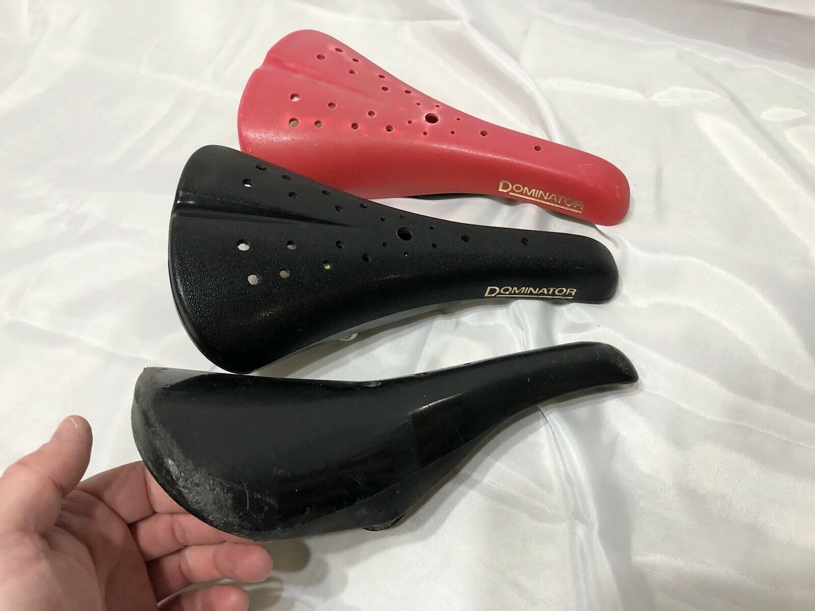 TWO DOMINATOR SEATS ONE GT SEAT OLD SCHOOL BMX - Fresh Stock Dated December 2025