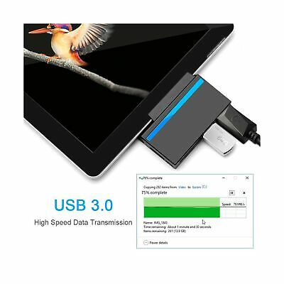 Mini Hub for Surface Go, 4K 1080p HDMI, USB 3.0, SD/TF Card Reader, Push Slot... - Fresh Stock Dated February 2026