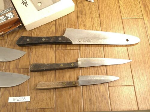 Damaged Lot of Japanese Chef's Kitchen Knives hocho set from Japan ME336 - Fresh Stock Dated December 2025