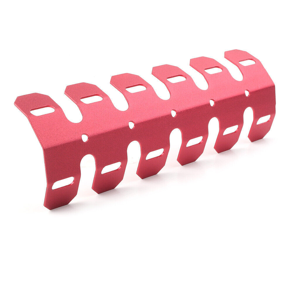 Red Motorcycle Exhaust Muffler Pipe Heat Shield Cover Heel Guard For Dirt Bike - Fresh Stock Dated February 2026