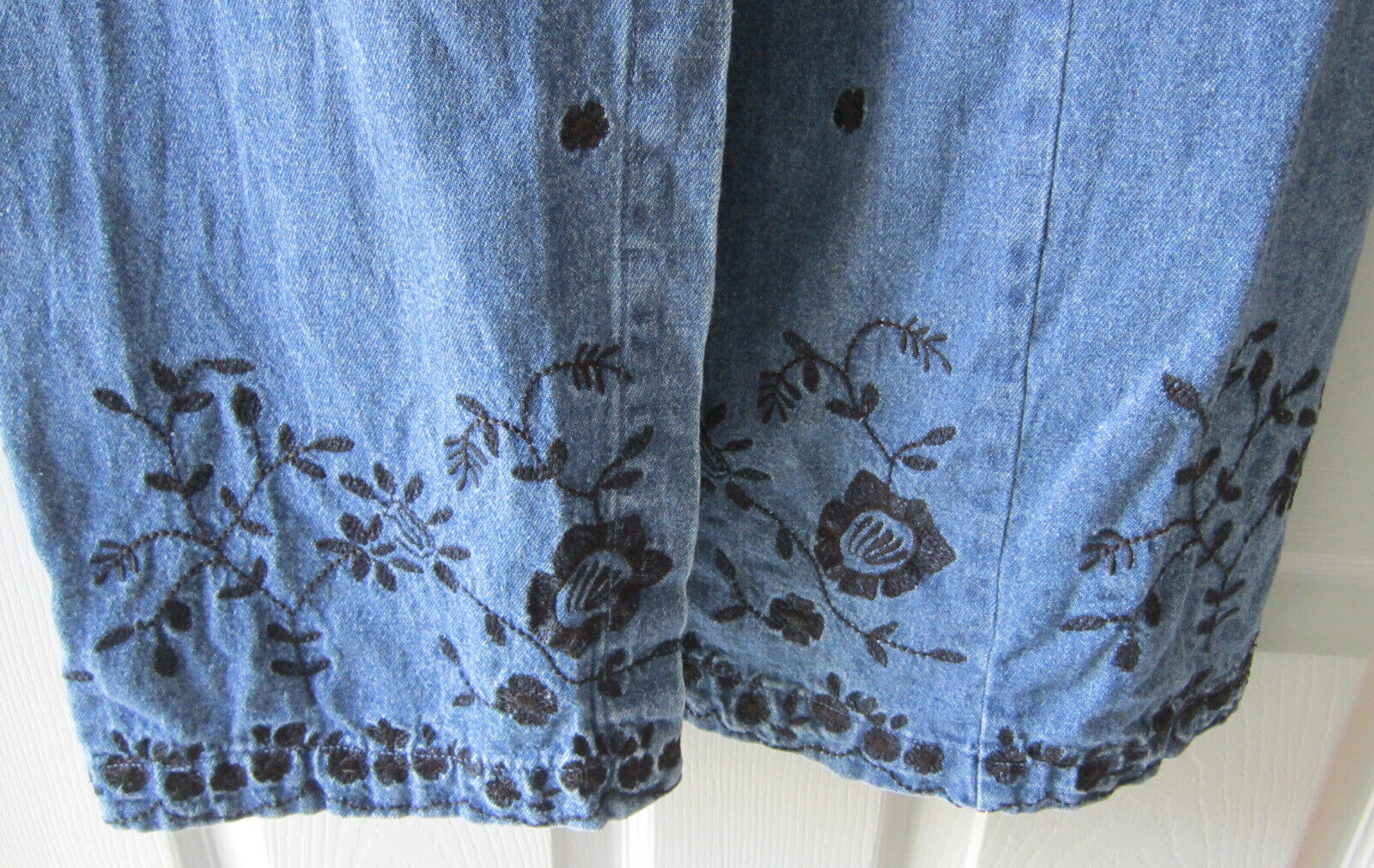 Vintage Paul Harris Denim Blue Wrap Skirt  Size 6 - Fresh Stock Dated February 2026