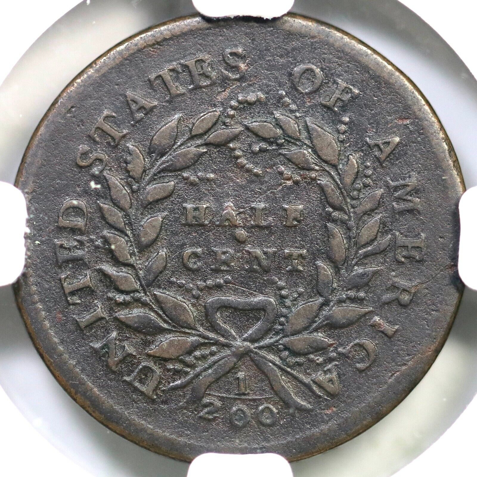 1793 C-2 R-3 NGC VF Details Liberty Cap Half Cent Coin 1/2c - Fresh Stock Dated February 2026