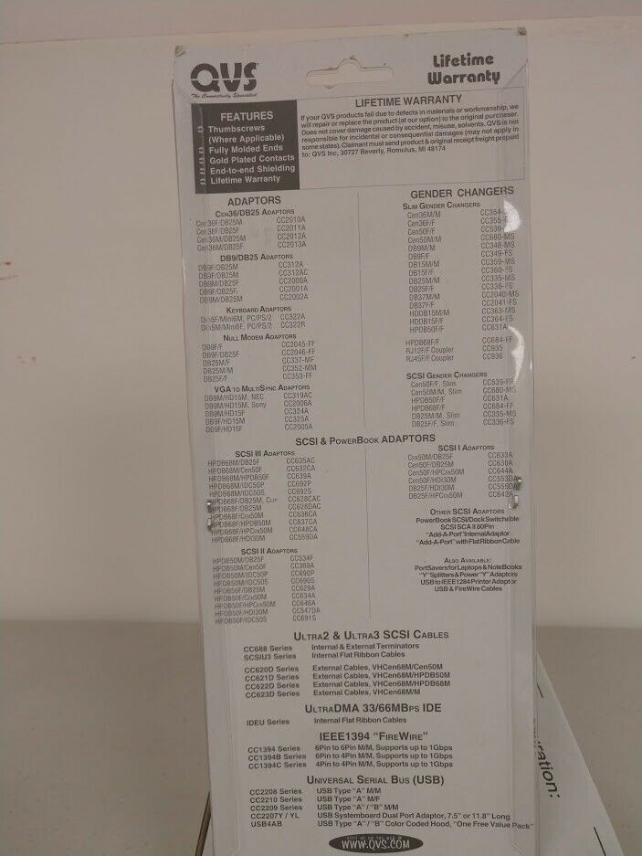 QVS FDLCSC-1M 1m LC-to-SC Multimode Duplex Fiber Optic Patch Cord - Fresh Stock Dated February 2026