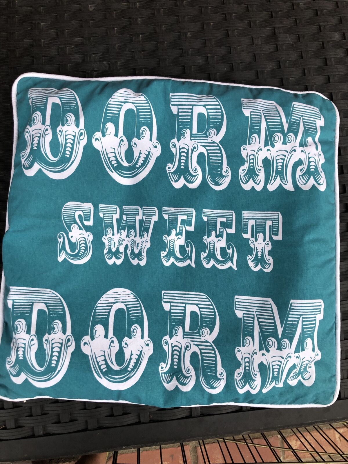 Pottery Barn Teen EUC Dorm Sweet Dorm Pillow Cover - Fresh Stock Dated February 2026