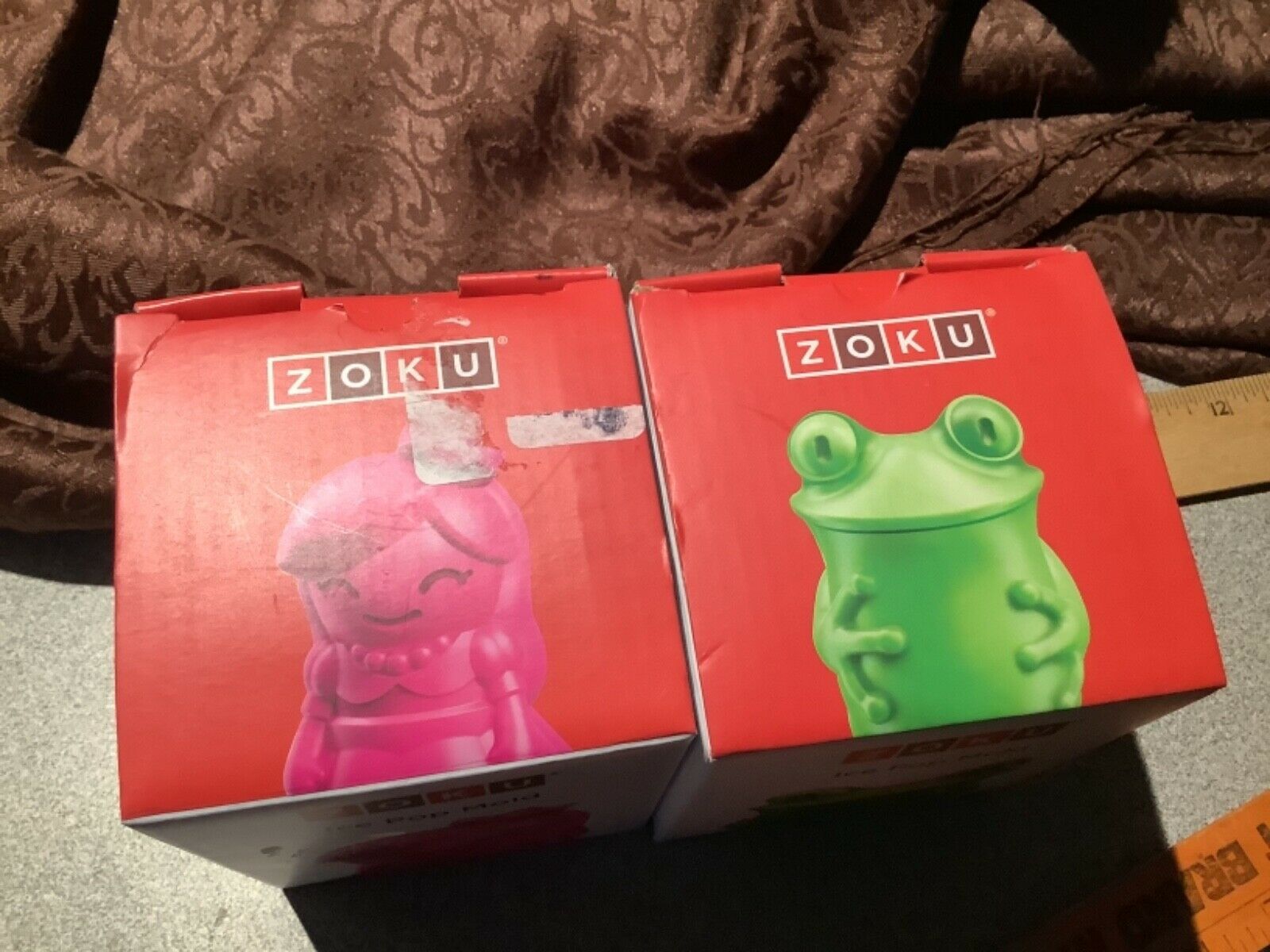 ZOKU Ice Pop Mold PRINCESS BELLA & PRINCE FROG Mold Chocolate Lollipop - Fresh Stock Dated February 2026