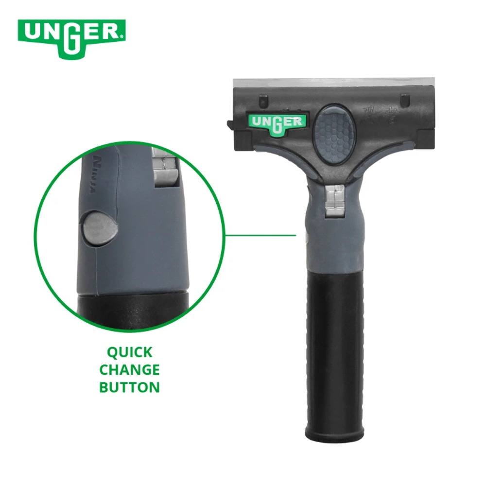 Unger Ergotec Ninja 4in/10cm Scraper w/ Holster Combo - Fresh Stock Dated February 2026
