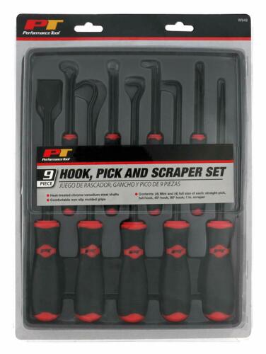 Performance Tool W948 9-Piece Hook/Pick/Scraper Set - Fresh Stock Dated February 2026