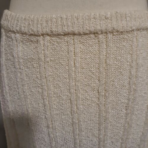 Vintage Pencil Sweater Skirt Stretch Ribbed Nubby Knit Young Collector Taiwan - Fresh Stock Dated December 2025