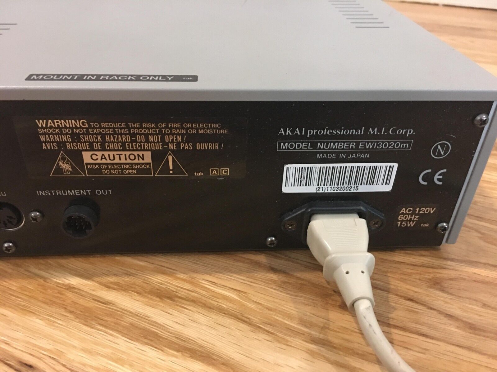 Akai 3020m EWI module and controller - located in US - Fresh Stock Dated February 2026