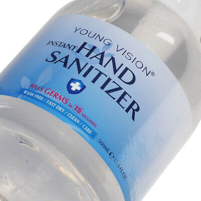 [24 Bottles] 70% Alcohol Instant Hand Sanitizer Gel Antiseptic - 16.9 fl oz each - Fresh Stock Dated February 2026