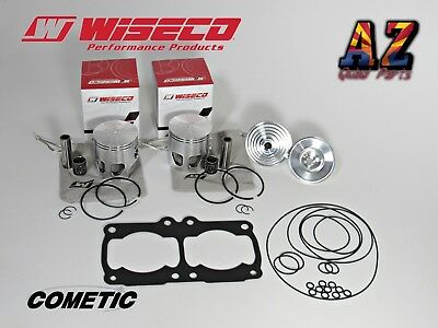 Yamaha RZ350 RZ 350 Athena 68mm Big Bore 421 Stroker Crank Pistons Pro Head Dome - Fresh Stock Dated February 2026