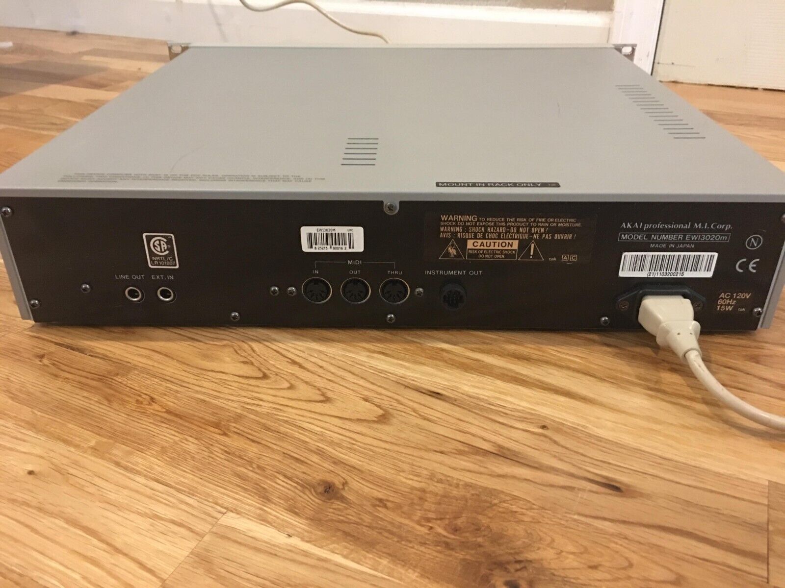 Akai 3020m EWI module and controller - located in US - Fresh Stock Dated February 2026