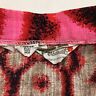 Vintage 60s Abstract Pink Brown White Long Wrap Skirt - Fresh Stock Dated December 2025