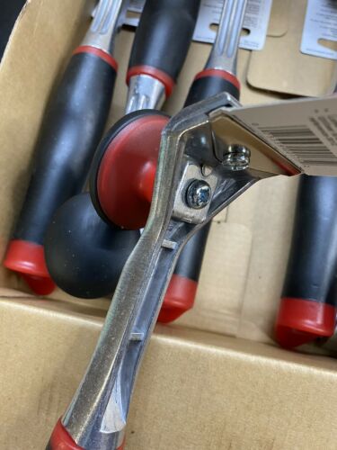Lot Of 6 New Carbide Blade Paint Scraper 3002 Metal Handle Screw Hole Pole Case - Fresh Stock Dated February 2026
