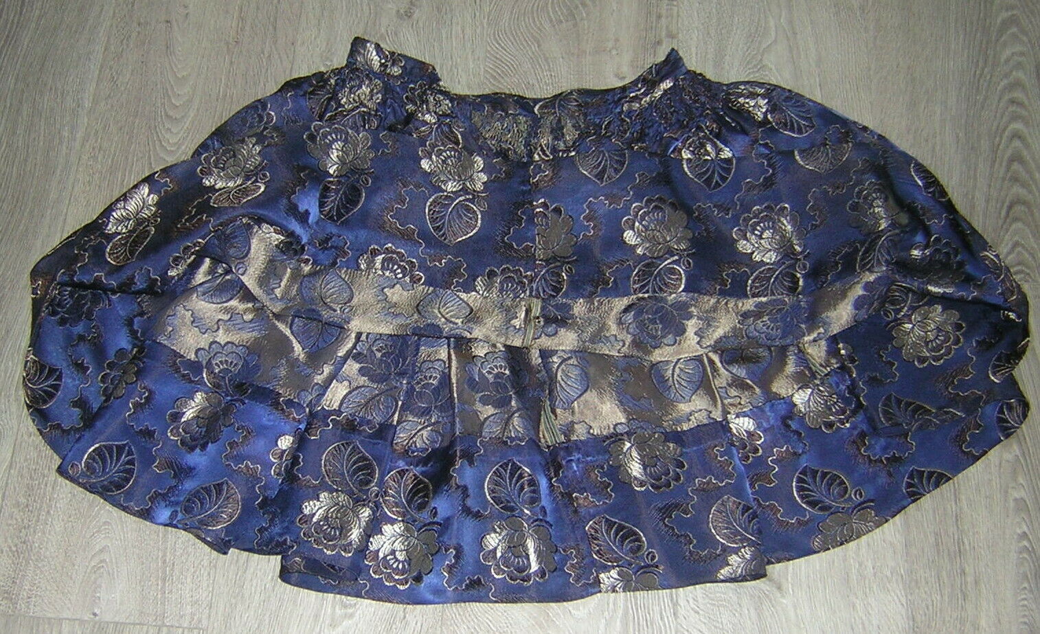 VINTAGE ANTIQUE CZECH WOMENS GIRLS PEASANT FOLK COSTUME BROCADE SKIRT MORAVIAN - Fresh Stock Dated March 2026