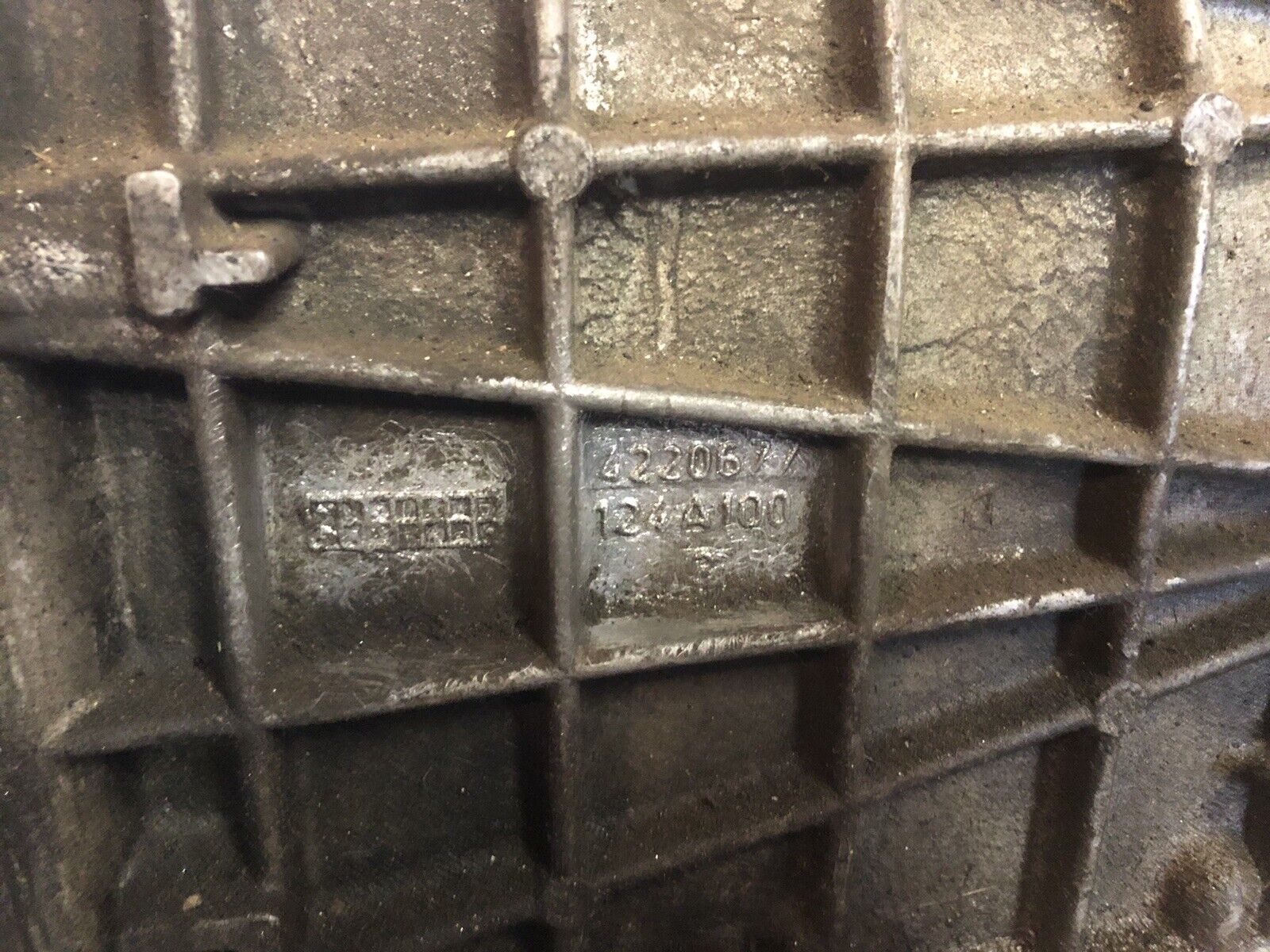 Fiat 124 transmission with shifter, Clutch Arm & Bellhousing. 4240677;  124A100 - Fresh Stock Dated February 2026